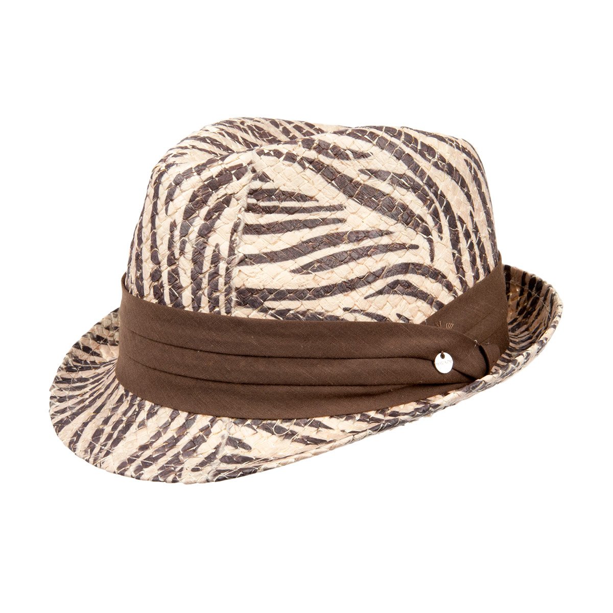 Modischer Sommer Trilby Hut mit Animal Print --> hut.net